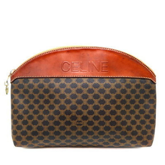 Celine Macadam Pouch Brown Pattern - Picture 1 of 6